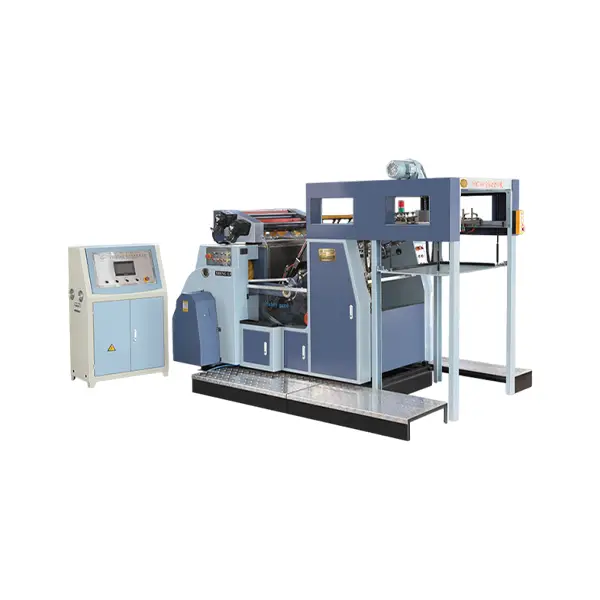 Automatic hot stamping and die cutting machine