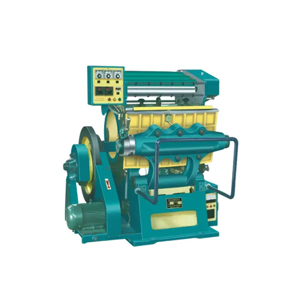 Plain pressured warm printing cutting machine