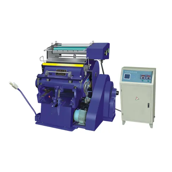 Distance-controlled warm printing cutting machine